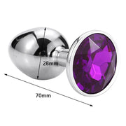 Sissy Anal Dilator Jeweled Butt Plug